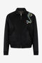 RC Veste Bomber Noire Avec Broderie Serpent RC Veste Bomber Noire Avec Broderie Serpent BLACK WRR462-FE021