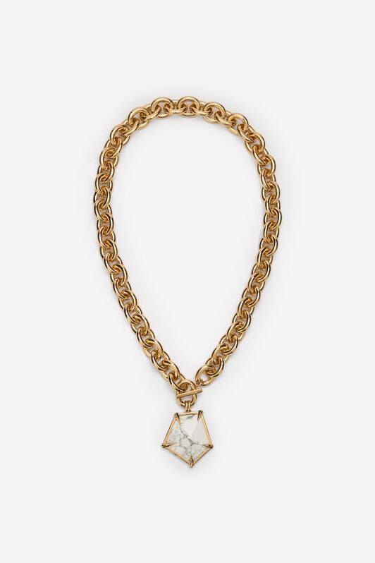 RC Chain necklace with pendant RC Chain necklace with pendant Gold TWG010-AM002