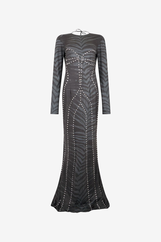JC Robe Imprimé Natural Barb BLACK WFT283-WF681