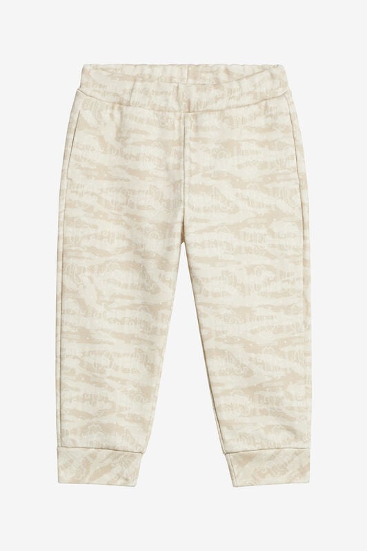 JU Pants With RC Monogram And Tiger Skin Print JU Pants With RC Monogram And Tiger Skin Print Ivory UJT221-5OO44