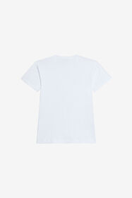 JU T-shirt en coton brodé OPTICAL WHITE VJT10G-JD001