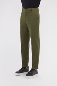 RC Tailored slim pants with fang Dark green SRT247-FN061