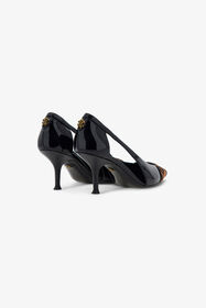 RC Décolleté Nere In Pelle Verniciata E Cavallino NERO/MACULATO TKS046-PZV65