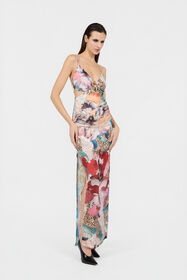 JC Vestito Con Stampa Flower Multicolor MULTICOLOR SCURO UFT184-UF250