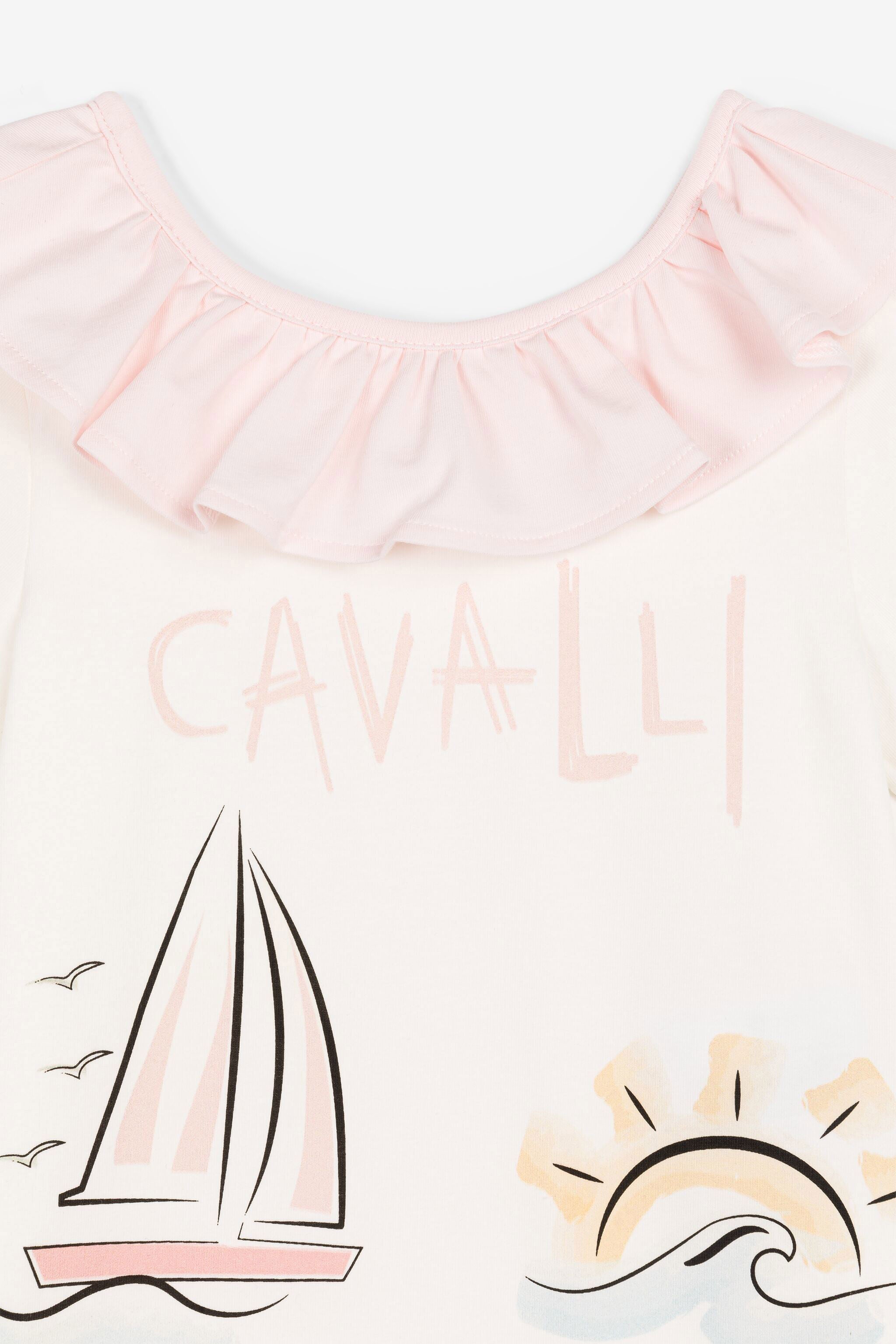 JU Seascape-Print Logo Dress JU Seascape-Print Logo Dress MILKY WHITE OJT144-ISA2J