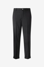RC Pantalones De Lana Elástica Negro URT247-WP066