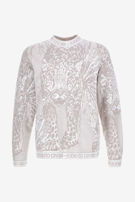 RC Tiger motif sweater RC Tiger motif sweater Gray SRM609-MA003