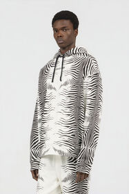 RC Felpa Con Stampa Zebra WHITE/BLACK ZEBRA SOT66J-CF063