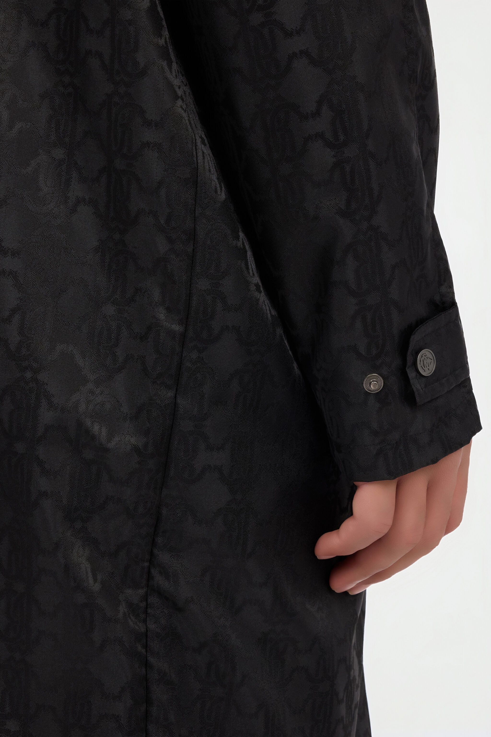 RC Black caban with RC monogram all over RC Black caban with RC monogram all over BLACK ROT50M-DJ005