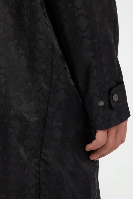 RC Black caban with RC monogram all over RC Black caban with RC monogram all over BLACK ROT50M-DJ005