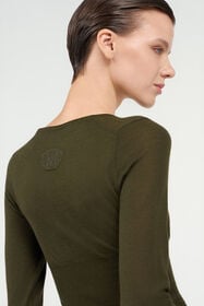 RC Top En Maille À Manches Longues Vert FORESTA TWM602-KP001