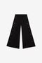 JU Schwarze Wide-Leg-Hose JU Schwarze Wide-Leg-Hose BLACK XJT21Y-CF050