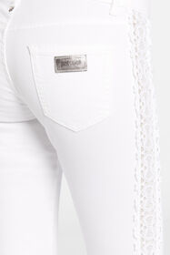 JC Jeans con pannelli in pizzo Just Cavalli Bianco GQLSCY-ISEIO