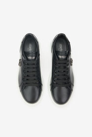 RC Zapatillas de piel con detalle de logotipo BLACK TOS00M-PZC15