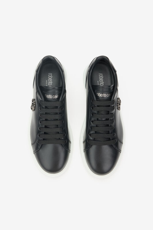 RC Zapatillas de piel con detalle de logotipo RC Zapatillas de piel con detalle de logotipo BLACK TOS00M-PZC15