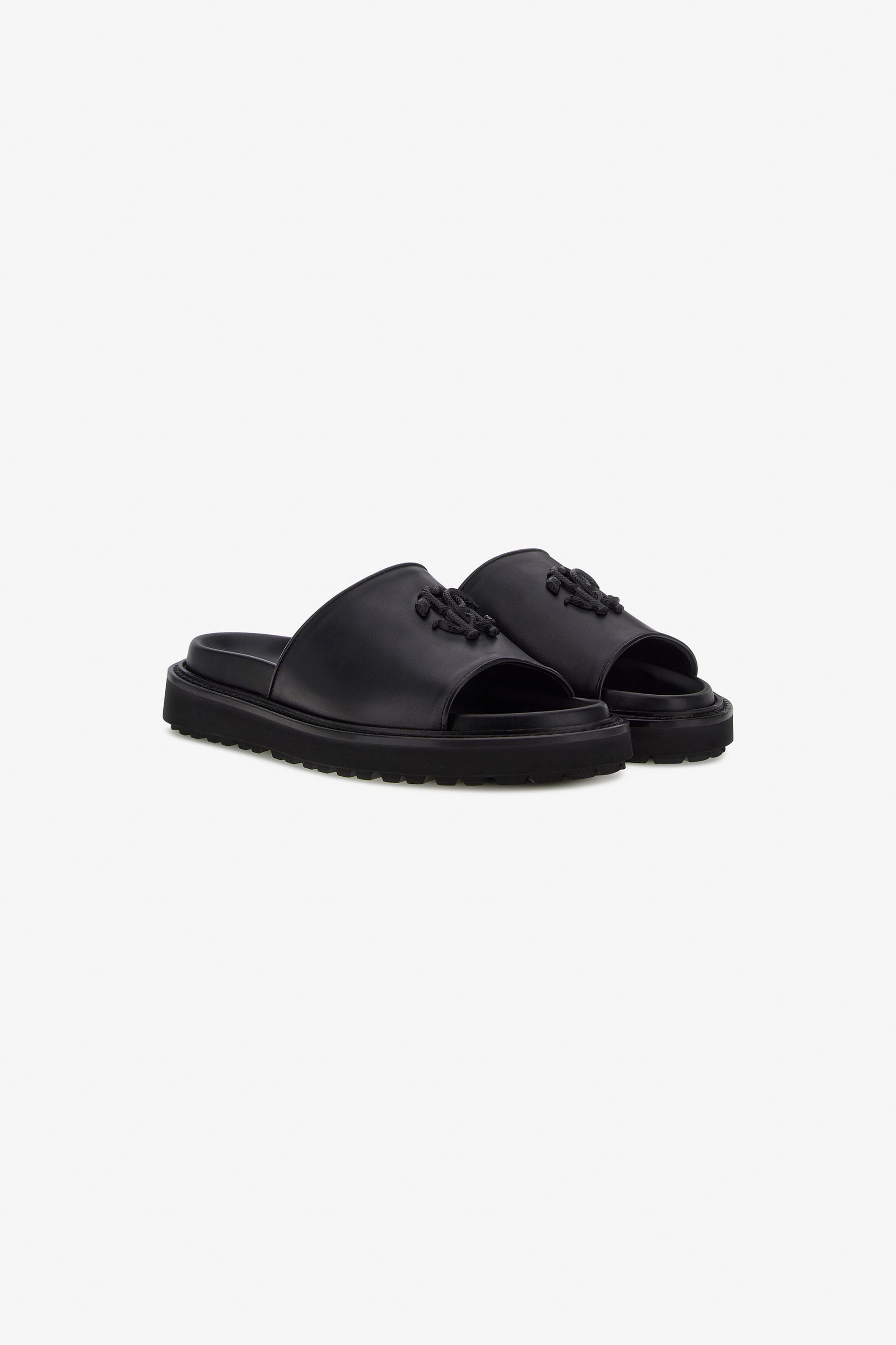 RC RC logo sandals RC RC logo sandals Black SRS058-PZA90
