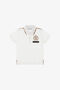 JU Tiger-Accent Polo Shirt JU Tiger-Accent Polo Shirt White TJT639-JD001