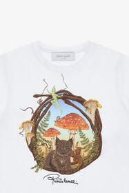 JU T-shirt imprimé Blanc TJT64M-JD001