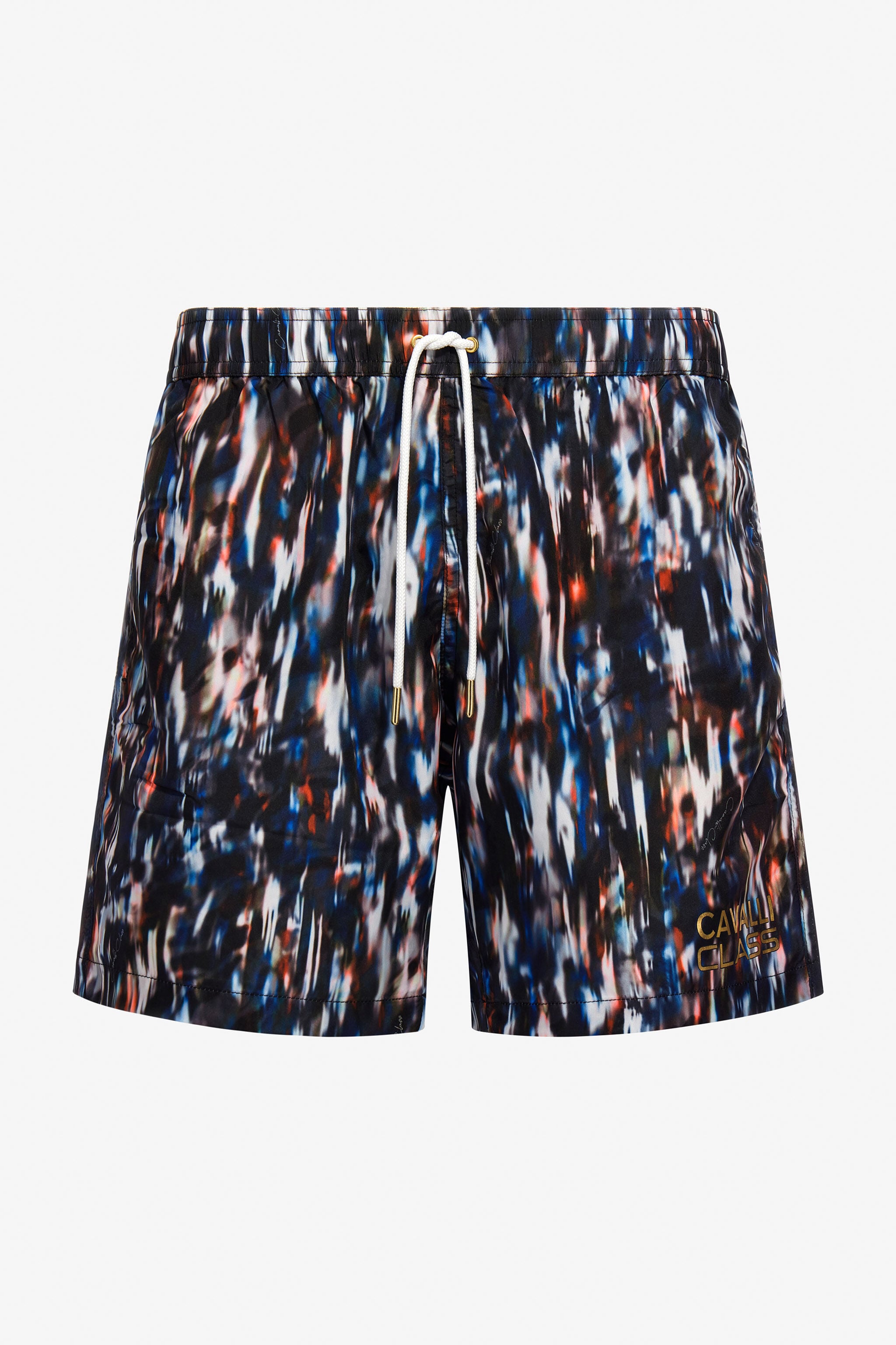 CL Abstract print swim trunks Dark blue SXH00A-5LN04