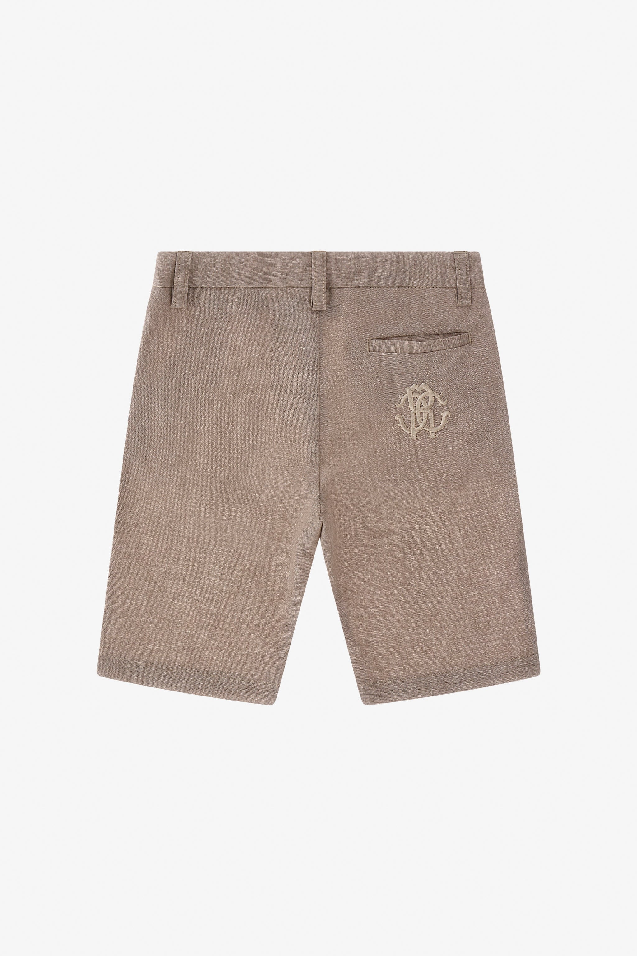 RC RC Monogram denim shorts Light brown SJT20A-LC001