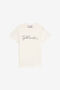 JC T-Shirt with Rhinestone Logo MARSHMALLOW XFT63Q-JD005