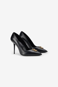 RC Black Pumps With Gold Bee Detail BLACK TOS00P-PZC15