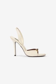 RC White Sandals with Jeweled Buckle WHITE WWS005-PZB29
