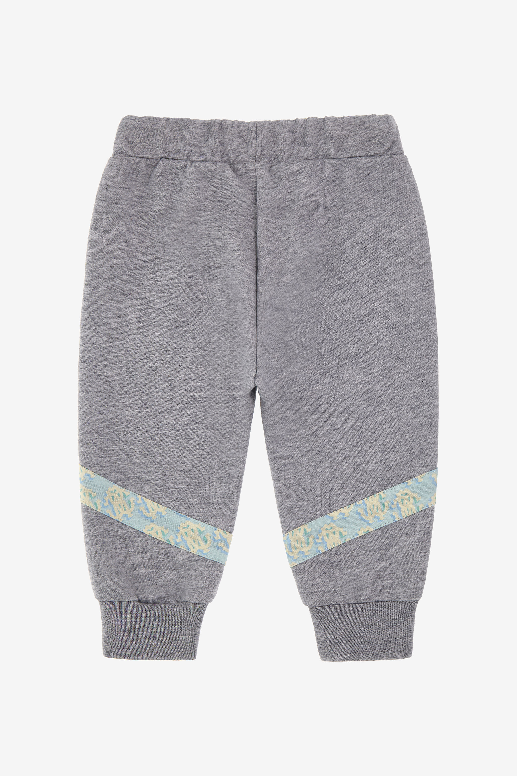 JU Jogger In Cotone Con Monogram RC JU Jogger In Cotone Con Monogram RC Grey Melange SJT210-CF050