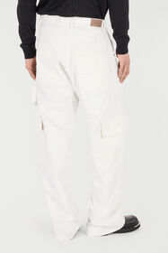 RC Pantaloni Stampa Pitone Con Tasche Bianco URJ230-4NN53