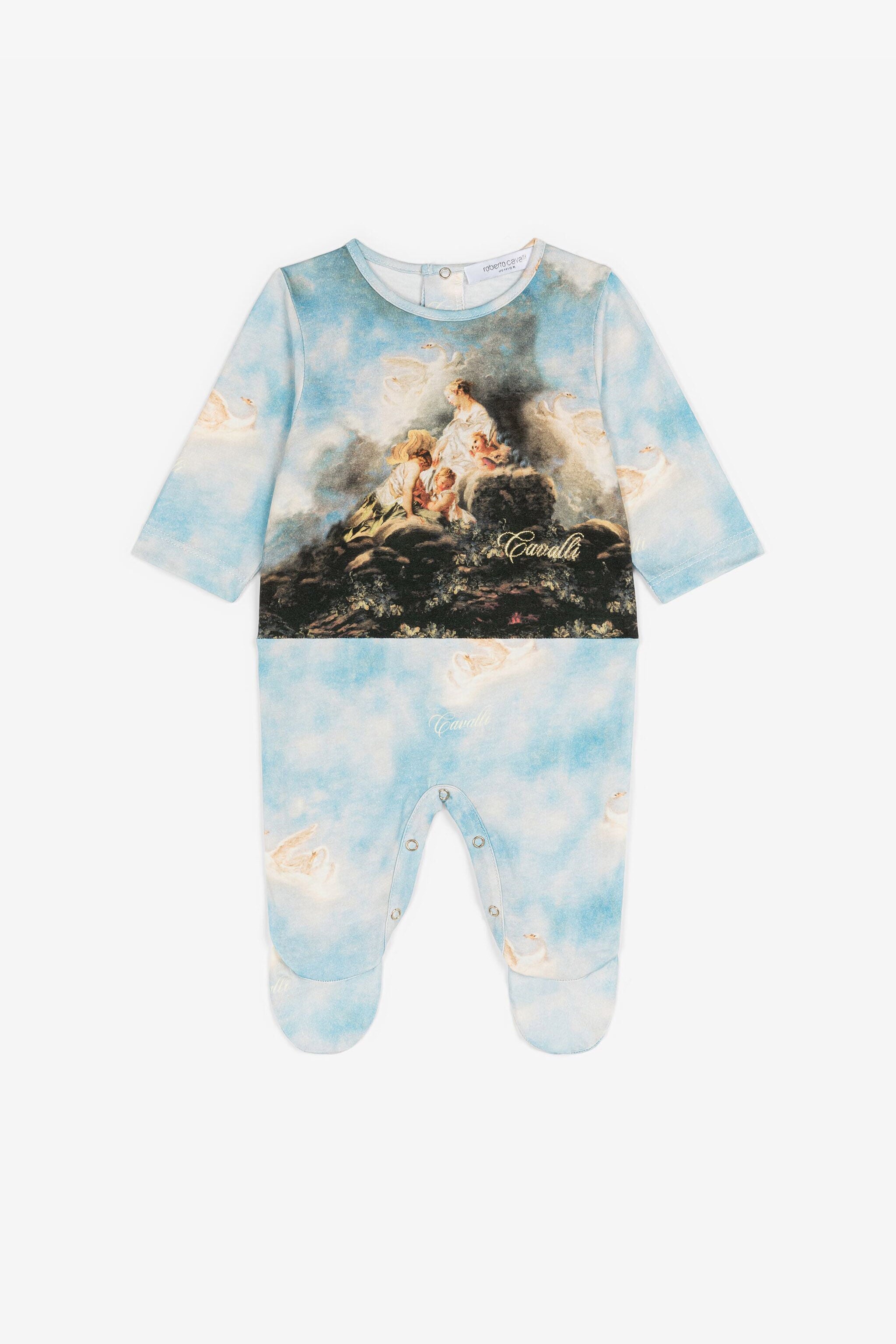 JU Painting-Print Babygrow JU Painting-Print Babygrow Light blue RJT81K-JFI06
