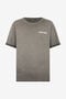 RC T-shirt Gris avec Imprimé Serpent au Dos RC T-shirt Gris avec Imprimé Serpent au Dos BLACK SOT60B-JD005