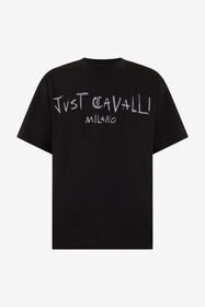 JC Black Short Sleeve Shirt With Logo Patch BLACK UFT059-UF079