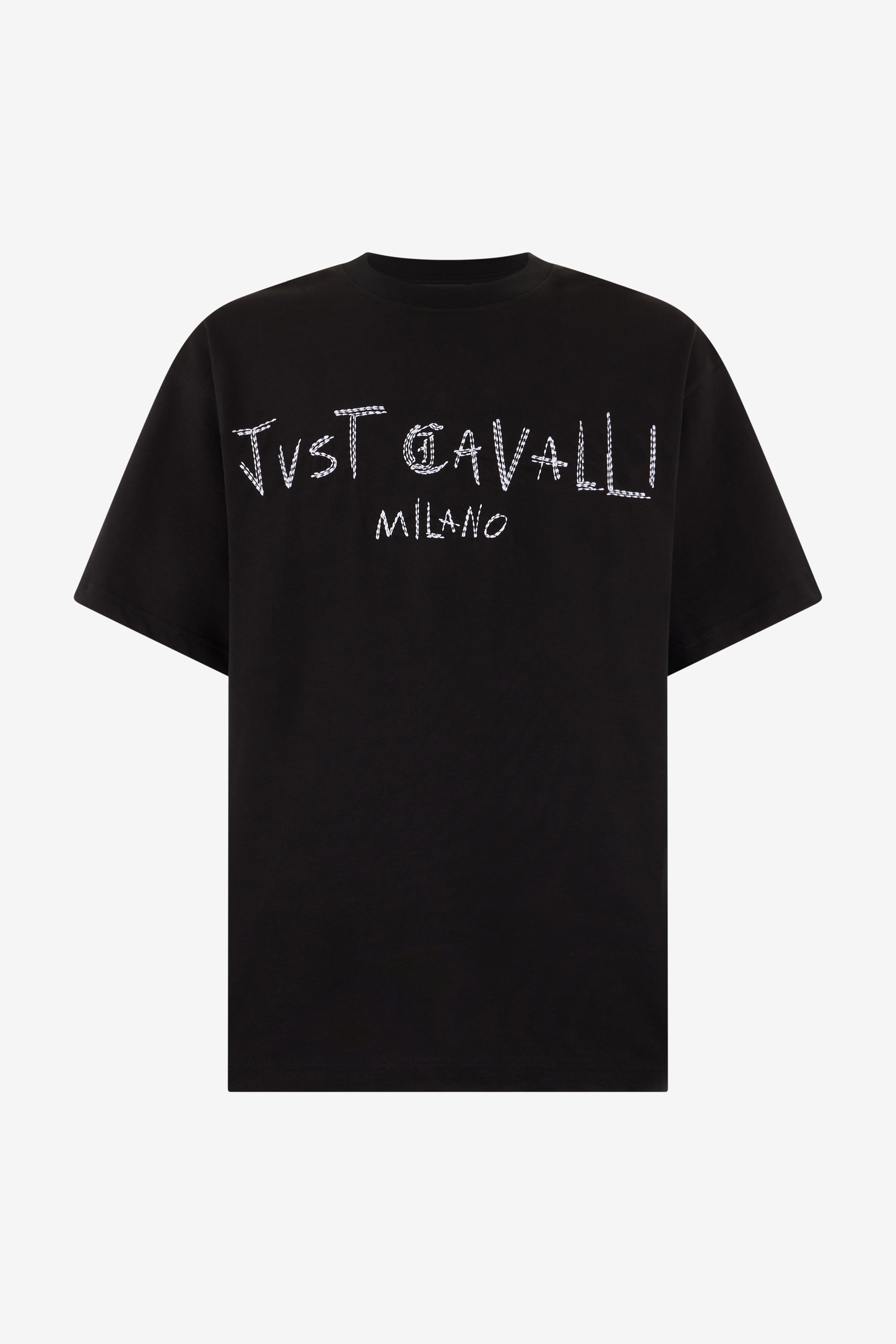 JC Black Short Sleeve Shirt With Logo Patch JC Black Short Sleeve Shirt With Logo Patch BLACK UFT059-UF079