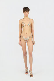 JC Persian Tarot Print Bikini 744 BEIGE + 217 AZZU WFM032-WF751