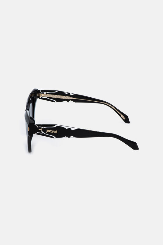 JC Cat-eye feminine sunglasses SHINY BLACK VALD20-ID261