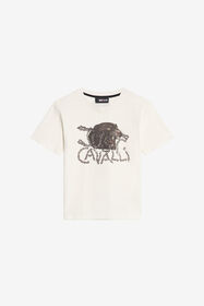 JC Panther Graphic T-Shirt MARSHMALLOW XFT60G-JD003
