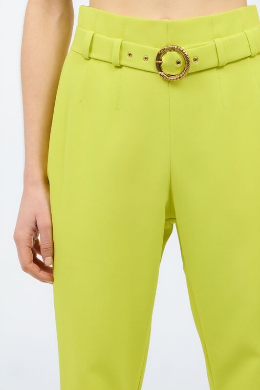 JC Pants With Front Belt JC Pants With Front Belt Light green UFT093-UF132