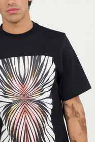 RC T-Shirt mit Ray Of Pink-Print ROSA TRT61A-JD060