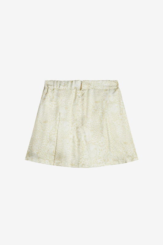 JU Skirt With Cheetahs And Cheetah Skin JU Skirt With Cheetahs And Cheetah Skin IVORY UJT30B-6DO35
