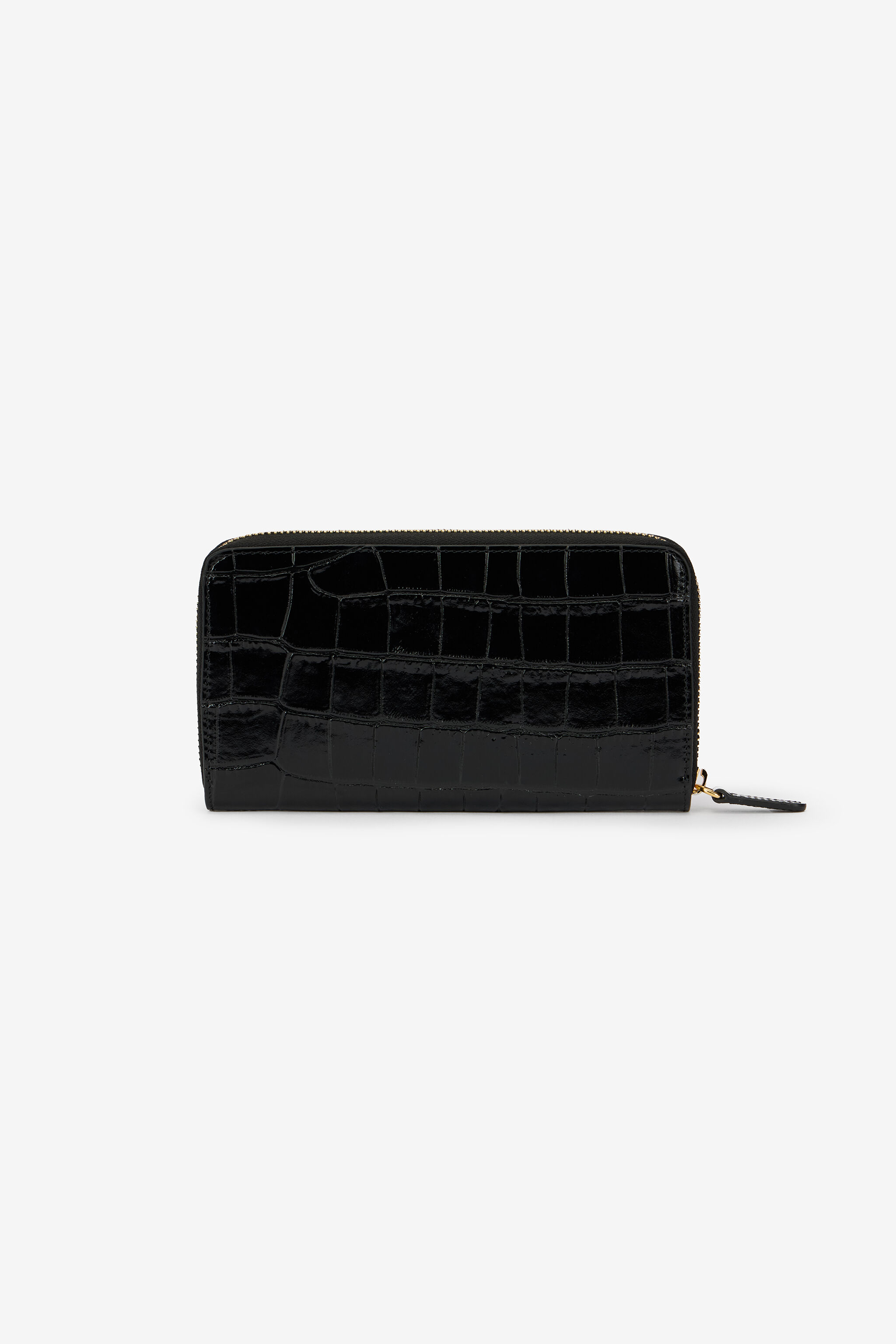 RC Roar Leather Wallet With Zip BLACK WKA006-PZ975