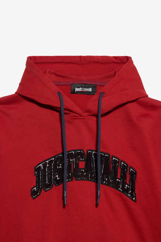 JC Cavalli Kids Scarlet Hoodie JC Cavalli Kids Scarlet Hoodie RED XFT66N-CF029