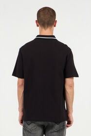 JC Black Polo with Logo BLACK UFT026-UF046