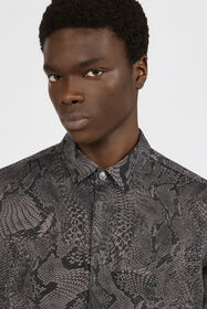 RC Camicia Stampa Python BLACK SOT70I-LG001