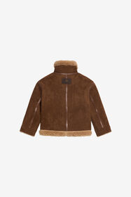 JU Jacke aus Faux-Shearling BROWN R/BM XJT42N-FT003