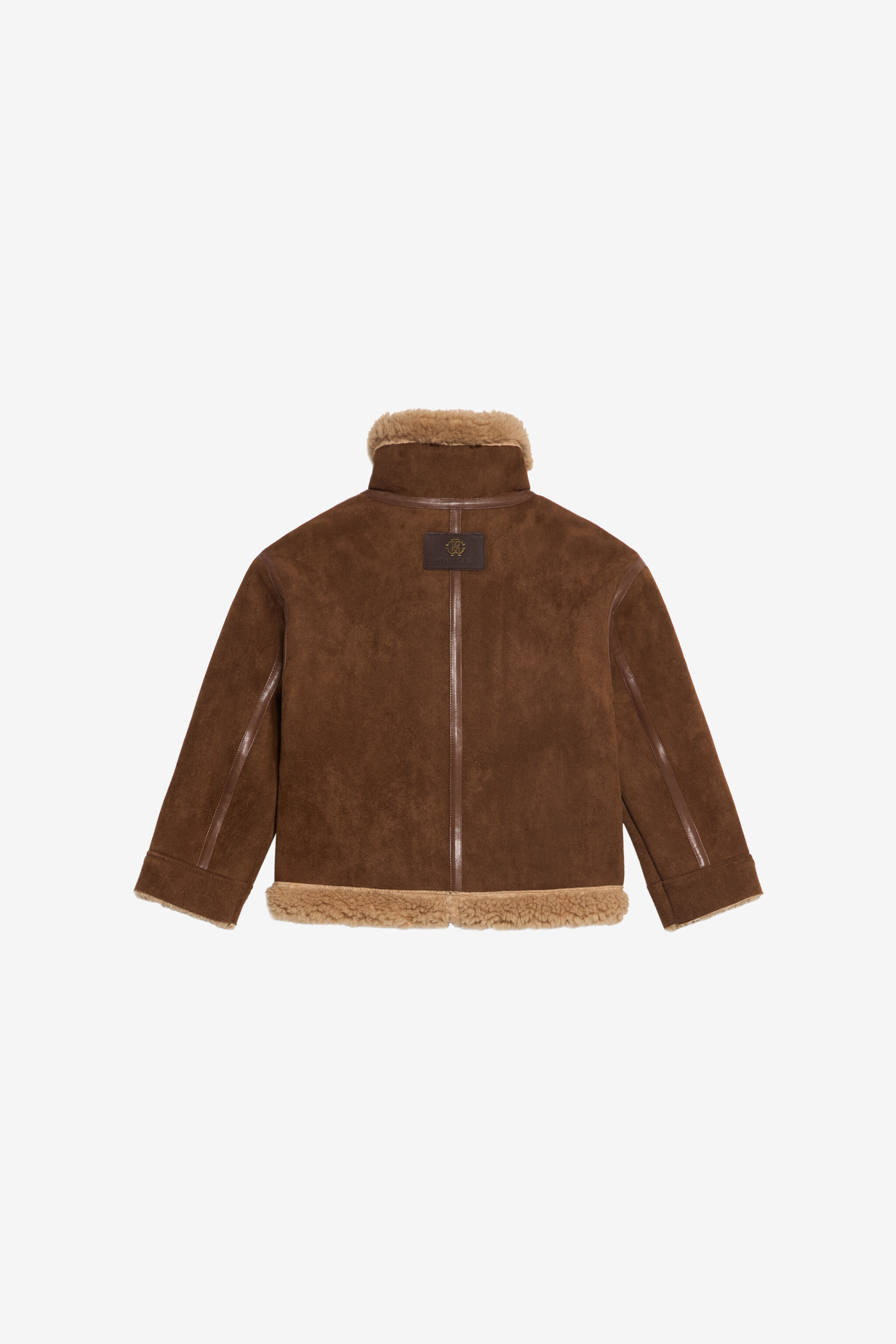 JU Jacke aus Faux-Shearling BROWN R/BM XJT42N-FT003