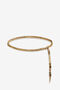 RC Ceinture Chaîne Serpentine En or RC Ceinture Chaîne Serpentine En or GOLD/OCEAN/PINK XQC002-AM008