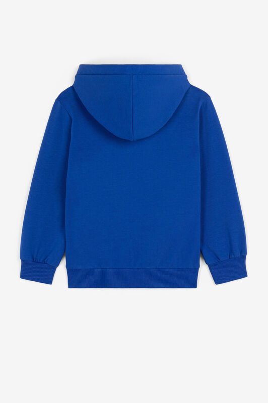 JU Eagle-Print Hoodie JU Eagle-Print Hoodie Blue PJT982-CF050