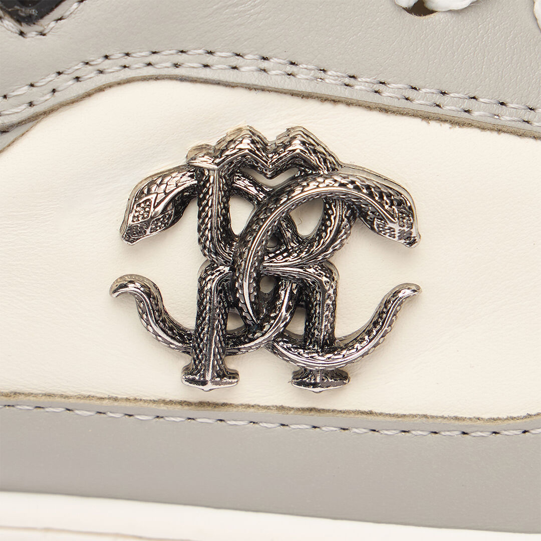RC Sneakers With Mirror Snake Monogram GRIGIO/NERO SRS044-PZA90