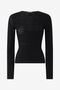 RC Sweater With Openwork Tiger Skin Pattern RC Sweater With Openwork Tiger Skin Pattern Black UKM602-MQ014