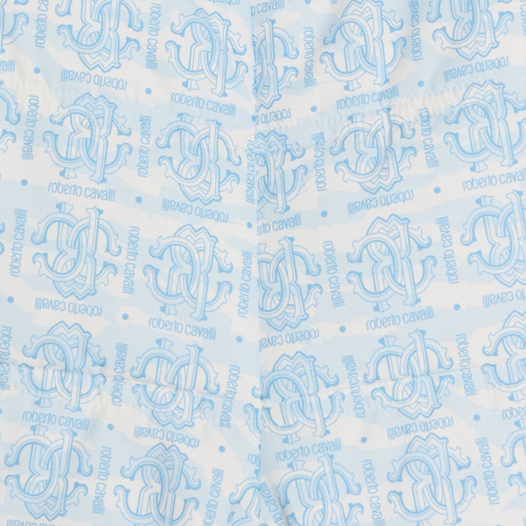 JU Padded Jumpsuit With Monogram Print JU Padded Jumpsuit With Monogram Print BABY BLUE VJT400-5RO44